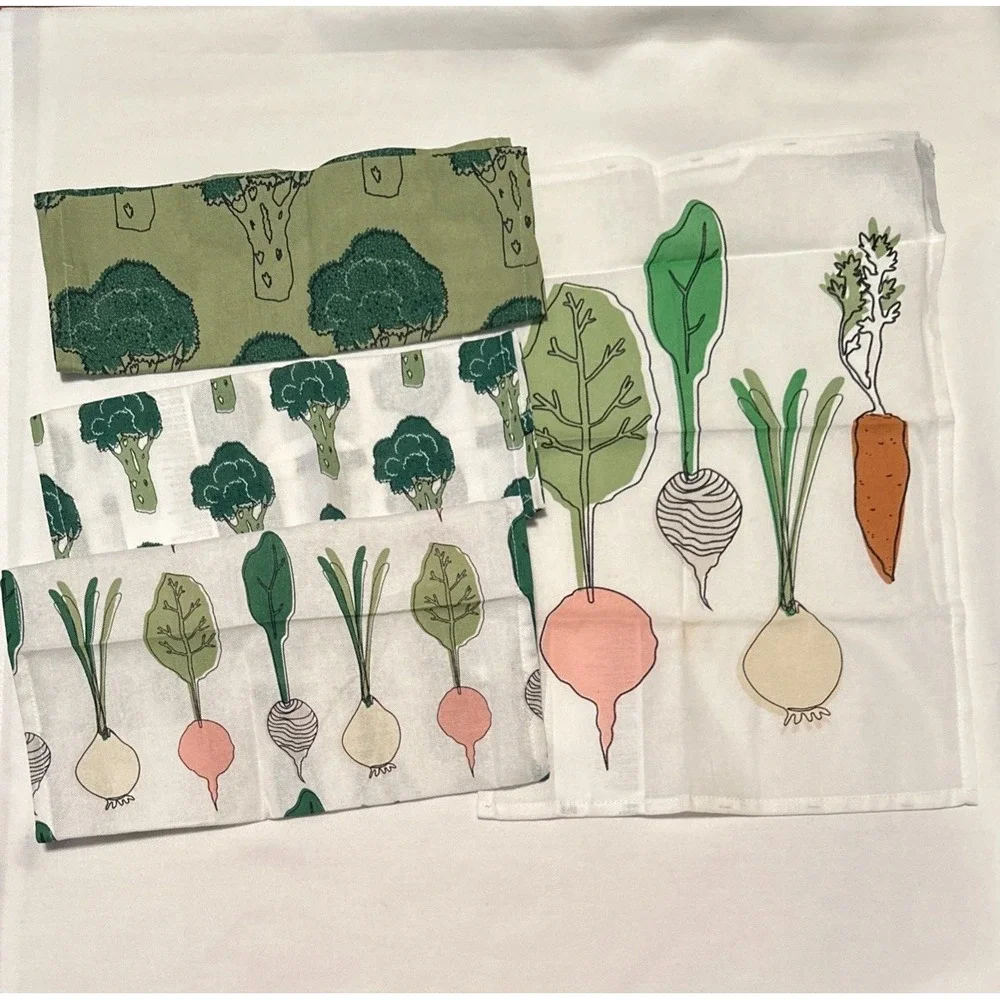 4 Pack IKEA Sweden Torvfly Veggies‎ 12x16